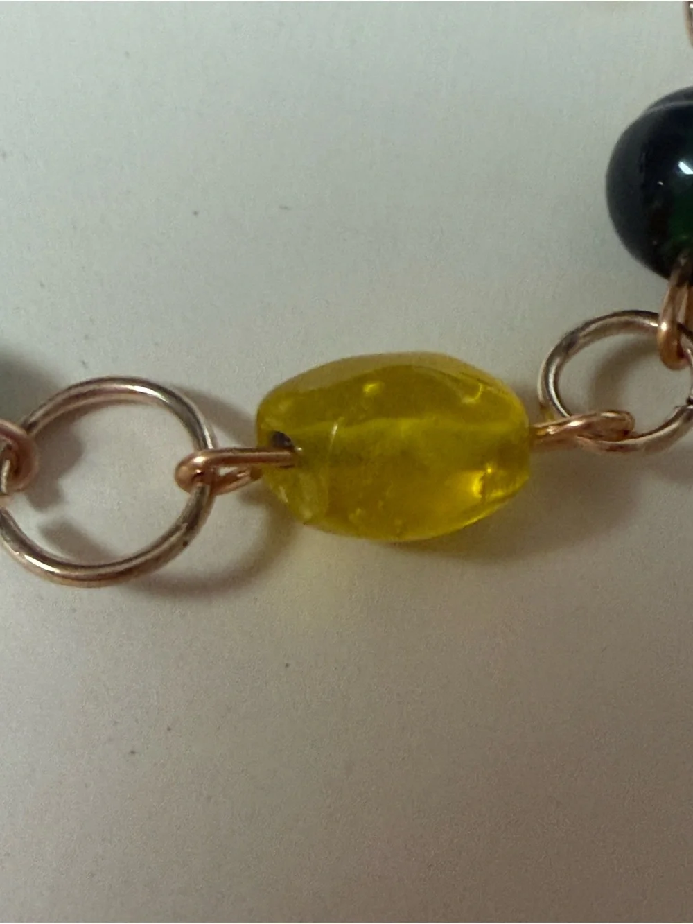 Multicolor Glass Bead Fall Themed Bracelet